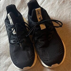 Adidas Black and White Athletic Sneakers